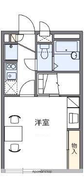 レオパレスＡＳＴｃ．ＤＡ 205｜香川県高松市川島東町(賃貸アパート1K・2階・23.18㎡)の写真 その2