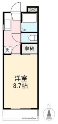 ラフィネ・ノワール高松 102｜香川県高松市新北町(賃貸マンション1K・1階・27.95㎡)の写真 その2