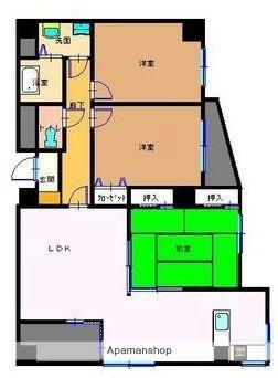 プレセランス栗林 602｜香川県高松市栗林町２丁目(賃貸マンション3LDK・6階・79.25㎡)の写真 その2