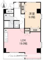 グリーンヒルズ片山 403 ｜ 香川県高松市新田町甲（賃貸マンション1LDK・4階・63.40㎡） その2