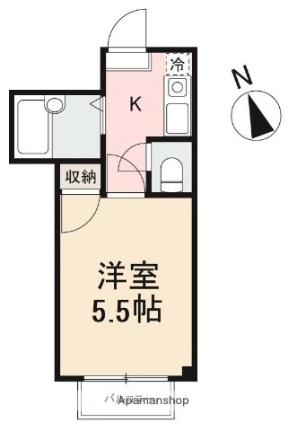 シャンボール峰山 306｜香川県高松市宮脇町２丁目(賃貸マンション1K・3階・15.93㎡)の写真 その2