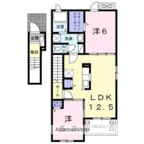 グレーシア上林II 201 ｜ 香川県高松市上林町（賃貸アパート2LDK・2階・57.32㎡） その2