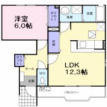 ニューコスモス・II 101 ｜ 香川県仲多度郡多度津町大字葛原（賃貸アパート1LDK・1階・45.99㎡） その2