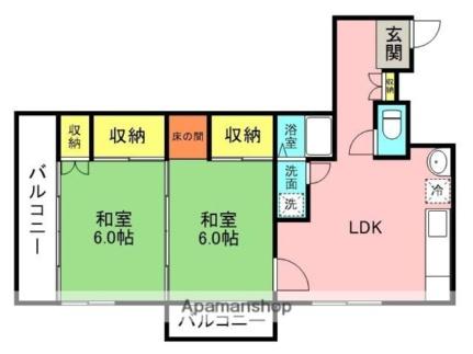 ウィンガーデン 707｜香川県善通寺市上吉田町６丁目(賃貸マンション2LDK・7階・59.00㎡)の写真 その2