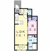 オリーブ坂本　Ｃ 102 ｜ 香川県観音寺市坂本町２丁目（賃貸アパート1LDK・1階・36.29㎡） その2