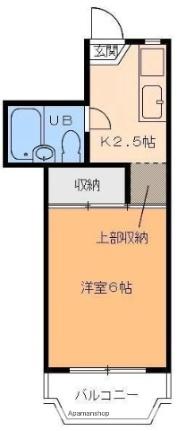 住田マンション 105｜愛媛県松山市道後樋又(賃貸マンション1K・1階・18.63㎡)の写真 その2