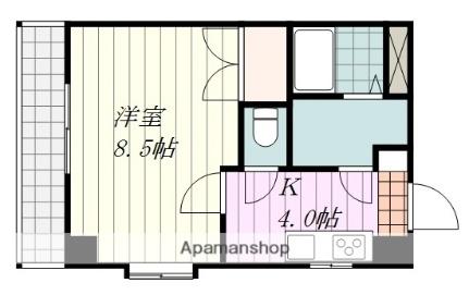 グレイスフル勝山 707｜愛媛県松山市勝山町２丁目(賃貸マンション1K・7階・28.38㎡)の写真 その2