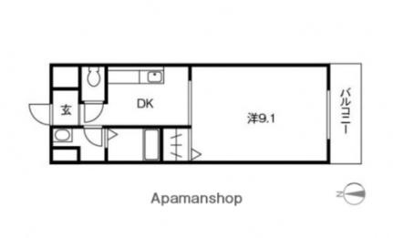 第3マンションふじ 202 ｜ 愛媛県松山市松前町２丁目（賃貸マンション1K・2階・30.24㎡） その2