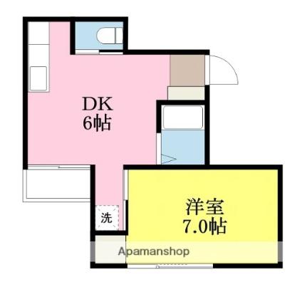 射場ビル ｜愛媛県松山市道後湯之町(賃貸マンション1DK・2階・28.30㎡)の写真 その2