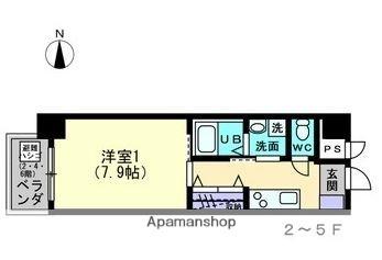 ミモザヒルズ古町 401｜愛媛県松山市平和通６丁目(賃貸マンション1K・4階・28.20㎡)の写真 その2