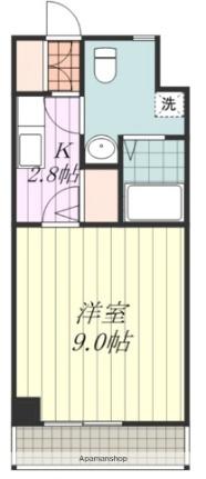 愛媛県松山市松末２丁目(賃貸マンション1K・3階・29.25㎡)の写真 その2