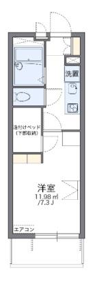 レオパレス松山インターII 106｜愛媛県松山市東石井６丁目(賃貸マンション1K・1階・20.81㎡)の写真 その2