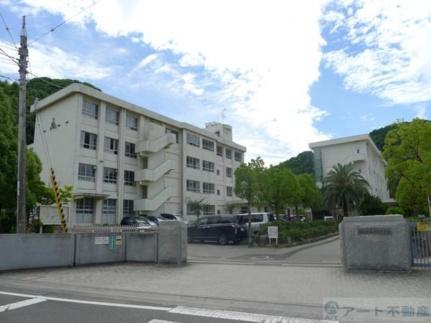 画像18:津田中学校(中学校)まで1716m