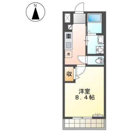 ユーロピュア　西山 101｜愛媛県松山市小坂５丁目(賃貸アパート1K・1階・29.75㎡)の写真 その2