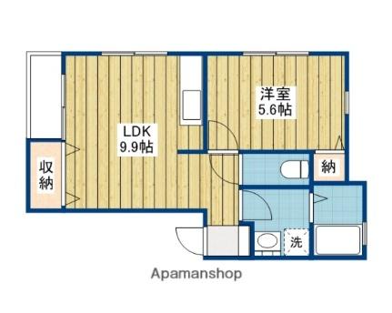 愛媛県松山市水泥町（賃貸アパート1LDK・2階・40.00㎡） その2