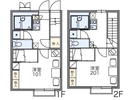 レオパレスＬＡ　ＶＩＴＡ山越 105｜愛媛県松山市山越１丁目(賃貸アパート1K・1階・23.97㎡)の写真 その2