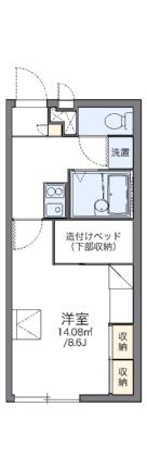 レオパレス古川 110｜愛媛県松山市古川南２丁目(賃貸アパート1K・1階・23.18㎡)の写真 その2