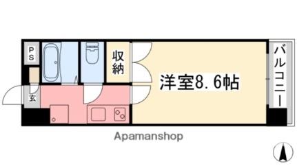 ベルジュ道後 ｜愛媛県松山市道後町１丁目(賃貸マンション1K・2階・25.50㎡)の写真 その2