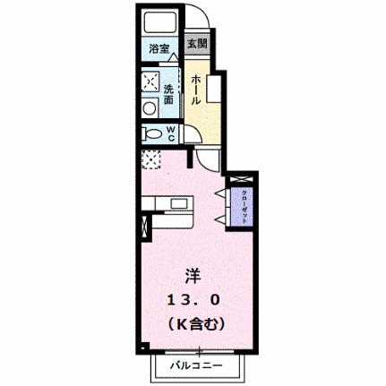 ソレイユ・アミュー北館 103｜愛媛県新居浜市徳常町(賃貸アパート1R・1階・33.15㎡)の写真 その2