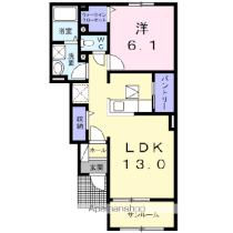 ロータス　II 103 ｜ 愛媛県大洲市東大洲（賃貸アパート1LDK・1階・50.12㎡） その2