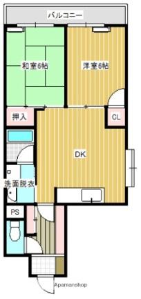 サウンドピア宇和III 710｜愛媛県西予市宇和町下松葉(賃貸マンション2DK・7階・51.80㎡)の写真 その2