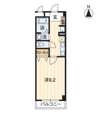 ドエル森の木 202｜高知県高知市朝倉丙(賃貸マンション1K・2階・29.93㎡)の写真 その2