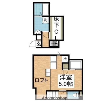 ＣＢ宇美スクエア 202 ｜ 福岡県糟屋郡宇美町宇美中央３丁目（賃貸アパート1K・2階・21.75㎡） その2