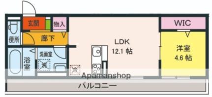 グラン上和白 102｜福岡県福岡市東区大字上和白(賃貸アパート1LDK・1階・43.60㎡)の写真 その2