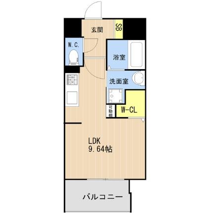 ＬＩＢＴＨ箱崎駅前 603｜福岡県福岡市東区箱崎３丁目(賃貸マンション1R・6階・27.37㎡)の写真 その2