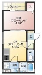 唐人町駅 6.6万円