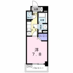 ボスカート　Ｆ． 4階1Kの間取り