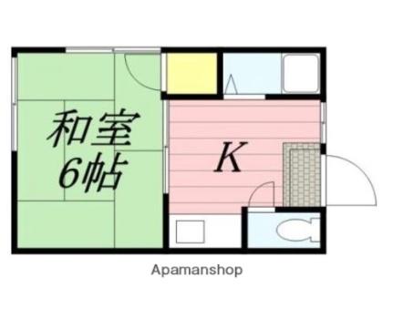 高尾コーポ 205 ｜ 福岡県福岡市南区横手南町（賃貸アパート1K・2階・19.80㎡） その2