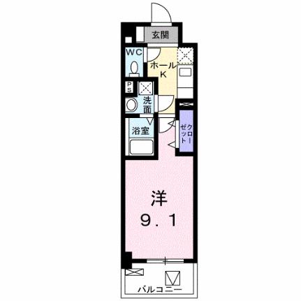 多の津5丁目マンション 1004｜福岡県福岡市東区多の津５丁目(賃貸マンション1K・10階・30.11㎡)の写真 その2