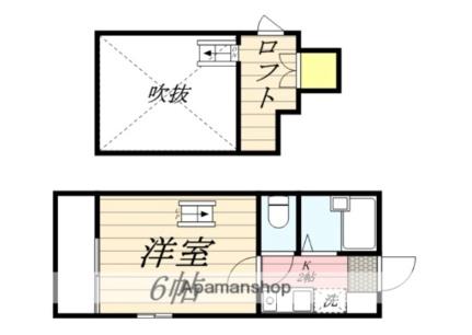 ラフィーネ舞松原Ｂ棟 201 ｜ 福岡県福岡市東区舞松原１丁目（賃貸アパート1K・2階・23.00㎡） その2