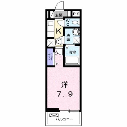 クラウンハイツ 102｜福岡県福岡市東区唐原５丁目(賃貸アパート1K・1階・26.72㎡)の写真 その2