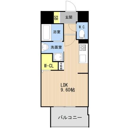 ＬＩＢＴＨ箱崎駅前 401｜福岡県福岡市東区箱崎３丁目(賃貸マンション1R・4階・27.37㎡)の写真 その2