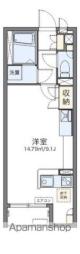 レオネクストサンシャイン観世 1階ワンルームの間取り