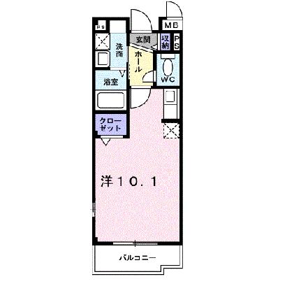 サニーウィング早岐 203 ｜ 長崎県佐世保市早岐２丁目（賃貸マンション1R・2階・27.25㎡） その2