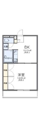 レオパレスはませんＡ 202｜熊本県熊本市南区出仲間６丁目(賃貸マンション1DK・2階・33.12㎡)の写真 その2