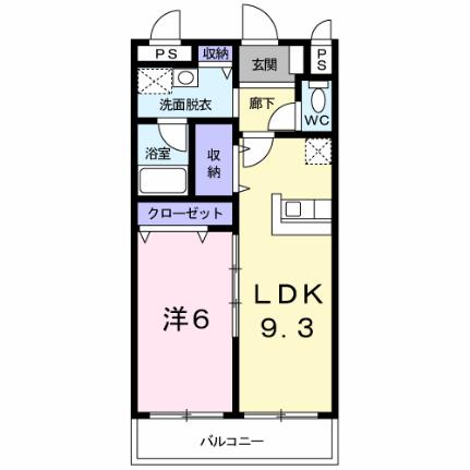 エンパイヤヴィラ 202｜熊本県熊本市中央区保田窪１丁目(賃貸アパート1LDK・2階・40.40㎡)の写真 その2