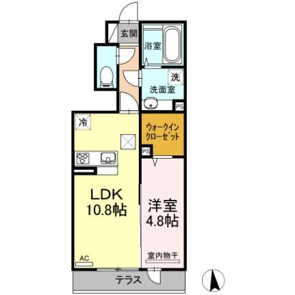 熊本県熊本市南区南高江２丁目(賃貸アパート1LDK・1階・41.22㎡)の写真 その2