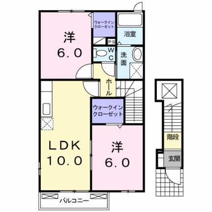 カーサ　ひわの木　III 201 ｜ 熊本県球磨郡錦町大字西（賃貸アパート2LDK・2階・54.85㎡） その2