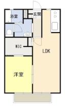 熊本県八代市高島町（賃貸アパート1LDK・1階・40.30㎡） その2