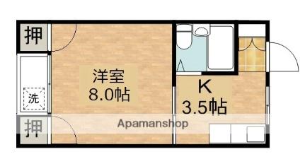 コーポラス雅 ｜宮崎県都城市南鷹尾町(賃貸アパート1K・2階・24.84㎡)の写真 その2