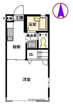 エンジェルハイツ 101 ｜ 宮崎県宮崎市学園木花台桜１丁目（賃貸アパート1K・1階・24.85㎡） その2