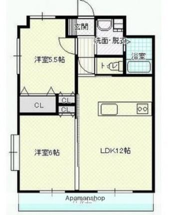 宮崎県宮崎市西池町（賃貸マンション2LDK・9階・53.00㎡） その2