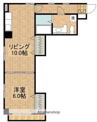 宮崎県宮崎市橘通東５丁目（賃貸マンション1LDK・3階・45.00㎡） その2