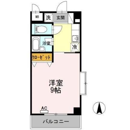 宮崎県宮崎市大工３丁目（賃貸マンション1K・1階・24.86㎡） その2