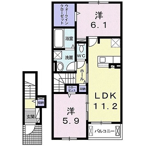 ホームズ パレスアリオン佐倉ii 2ldk 賃料8 6万円 2階 59 09 賃貸アパート住宅情報